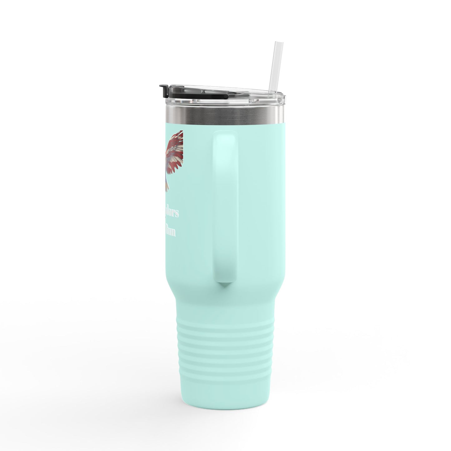 These Colors Don’t Run Patriotic Eagle – 40oz Insulated Travel Mug