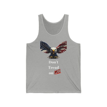 Donâ't Tread On Me Patriotic Eagle on a Premium Tank Top