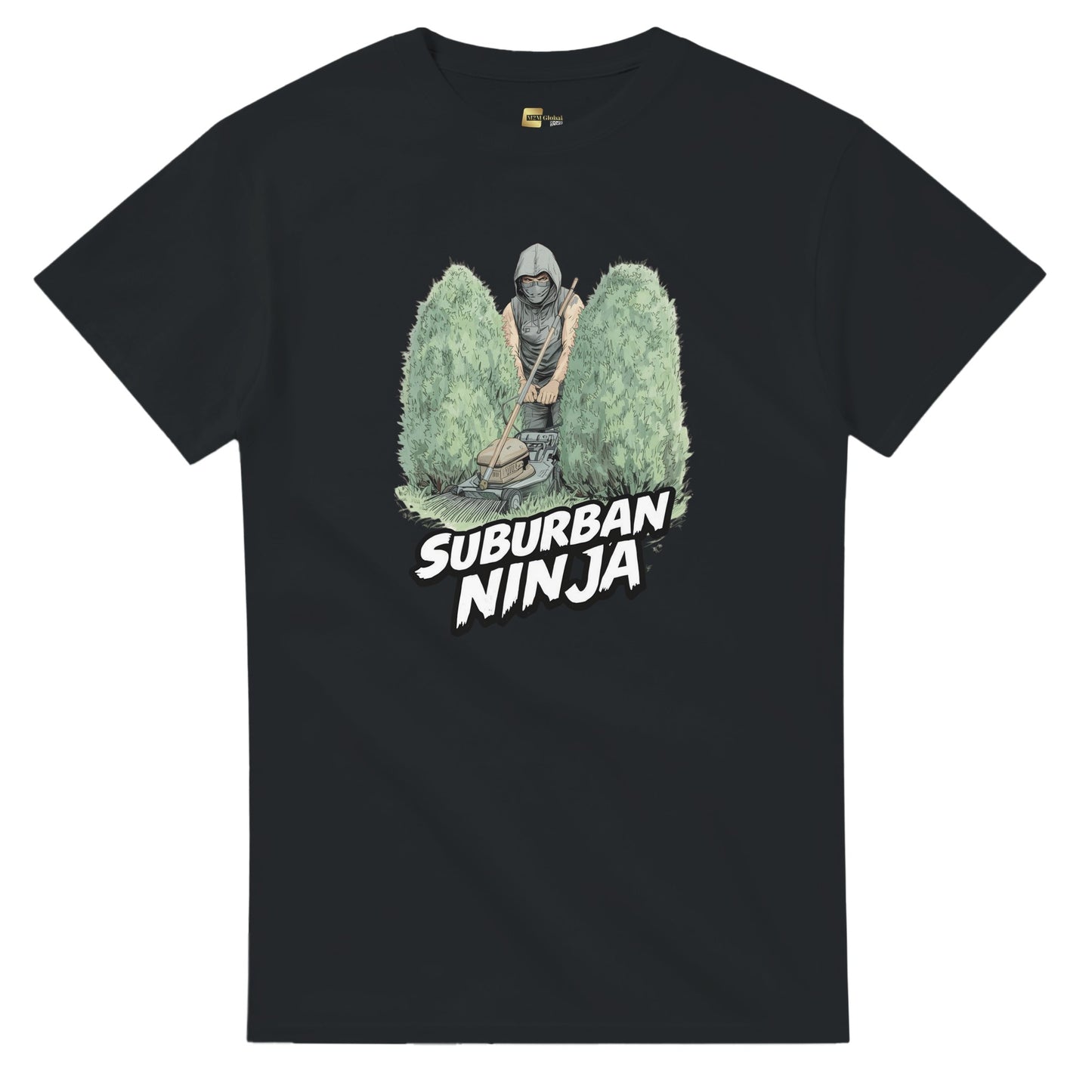 Suburban Ninja graphic design on a Heavyweight T-shirt