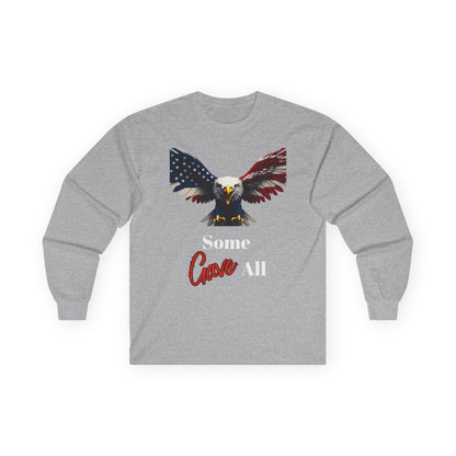 Some Gave All Patriotic Eagle on a long sleeve tee
