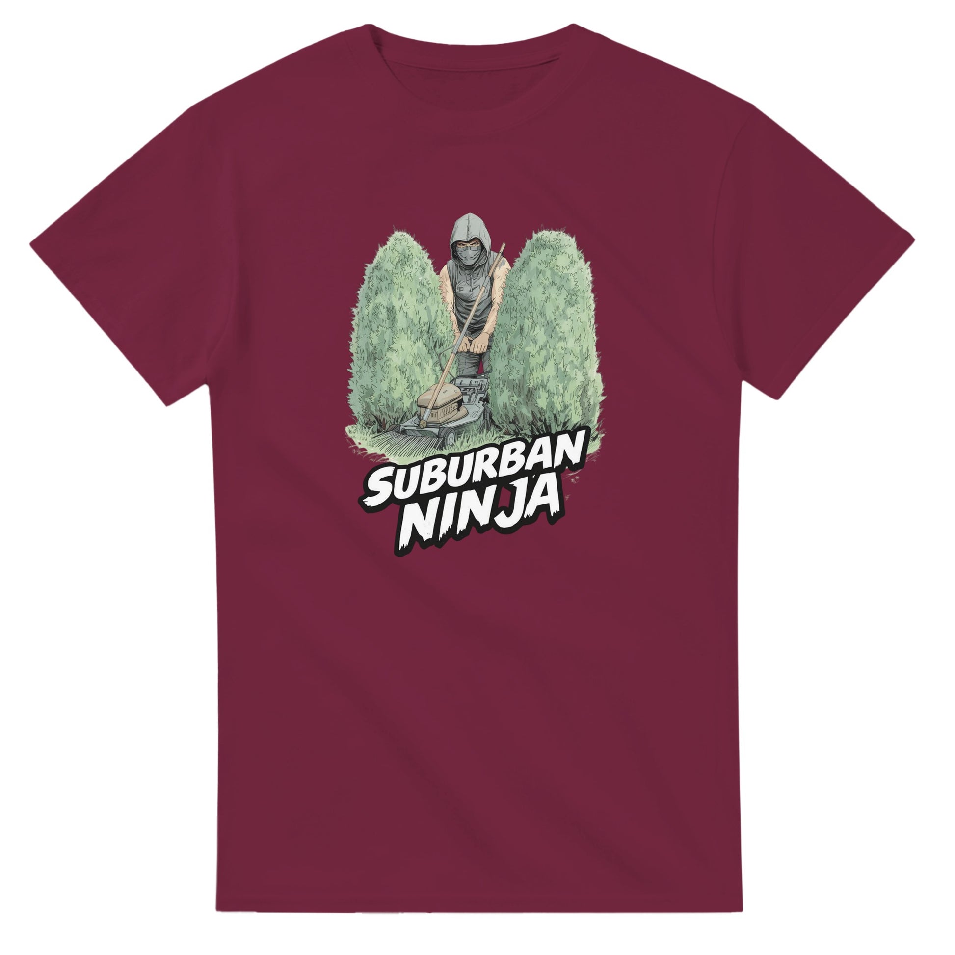 Suburban Ninja graphic design on a Heavyweight T-shirt