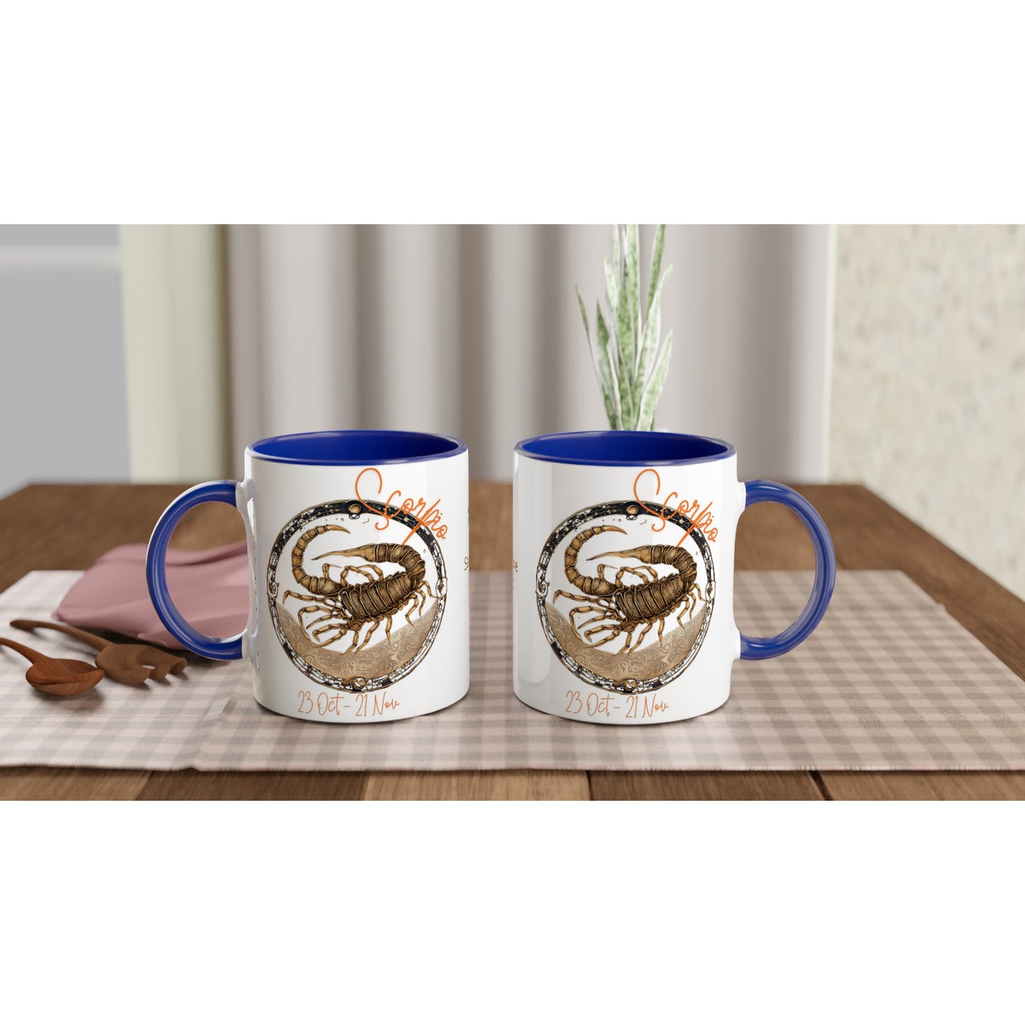 Scorpio Sting on an 11oz Ceramic Mug with Color Inside