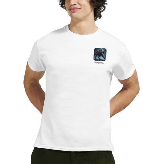 heavyweight crewneck t-shirt werewolf personalized