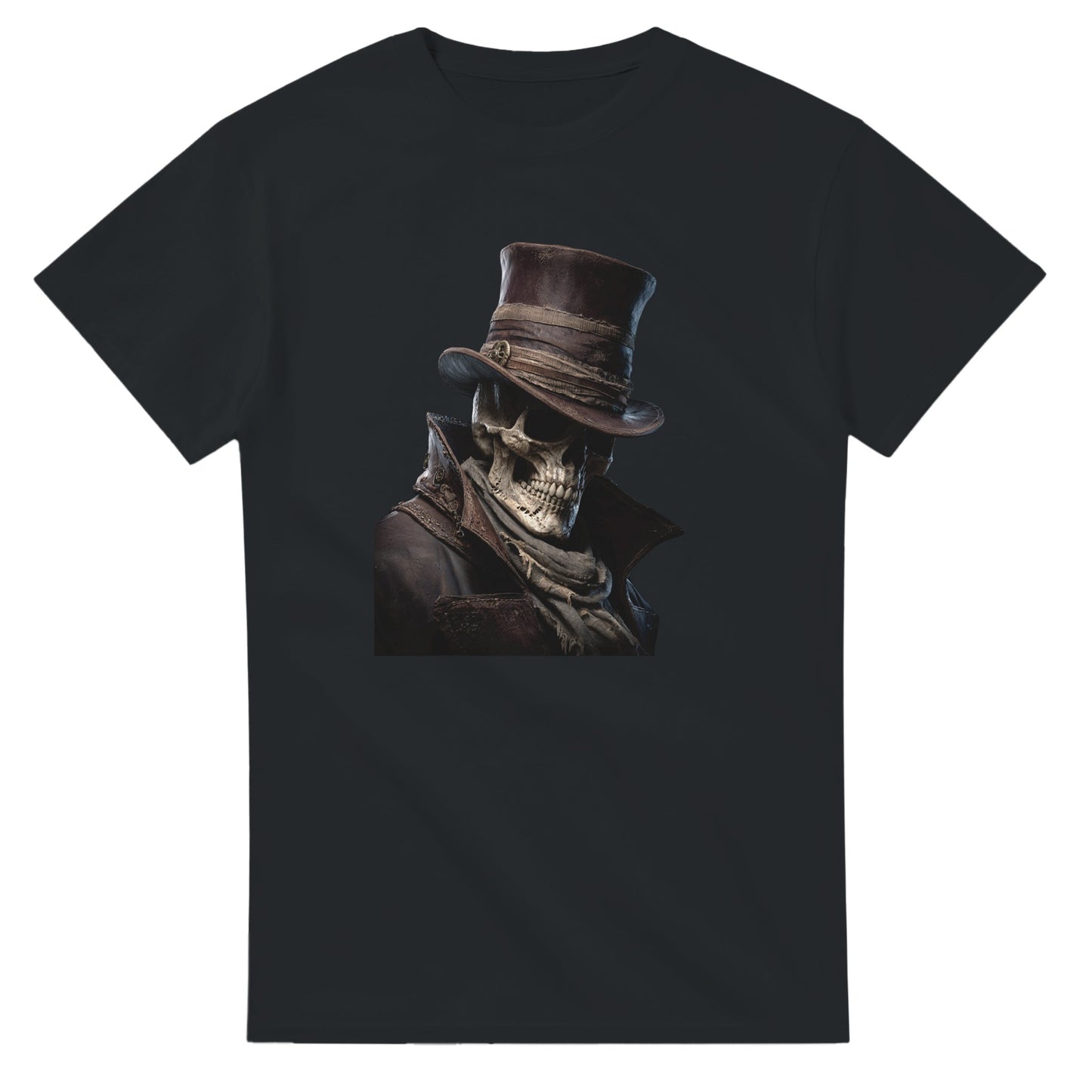 Steampunk Skull on a Heavyweight T-shirt