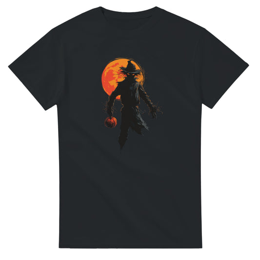 Spooky Scarecrow on a Heavyweight T-shirt