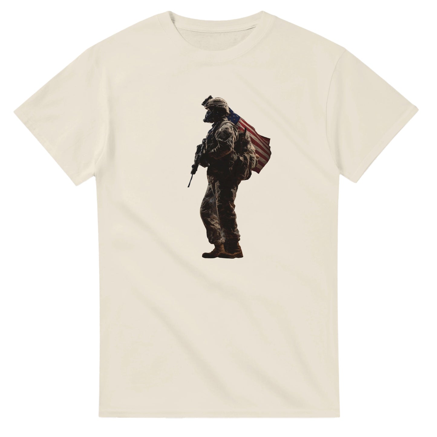 American Patriot on a heavyweight t-shirt