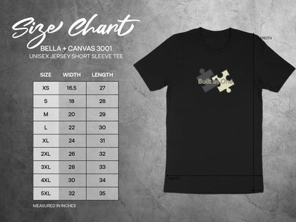 Built As One Puzzle Graphic Unisex Jersey Short Sleeve Tee