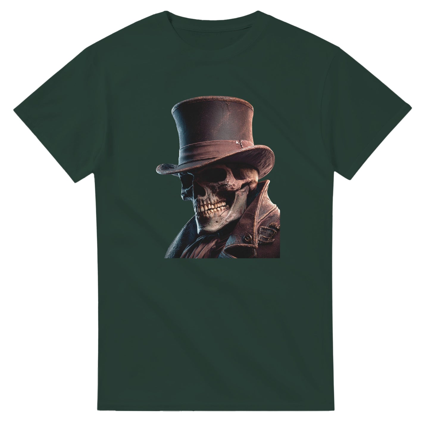 Steampunk Skeleton on a Heavyweight T-shirt