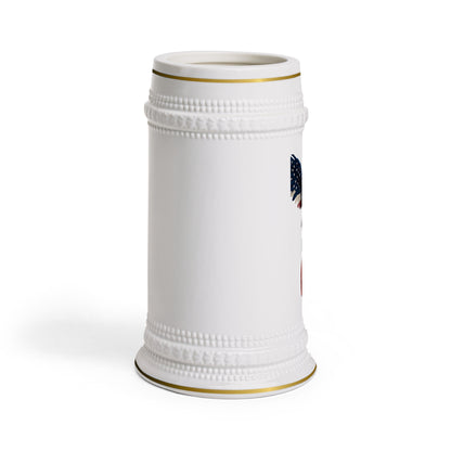 1776% Pure Patriotic Eagle on a 22oz Ceramic Beer Stein
