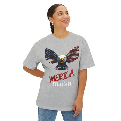 Merica. That's It Patriotic Eagle on a Premium Tee