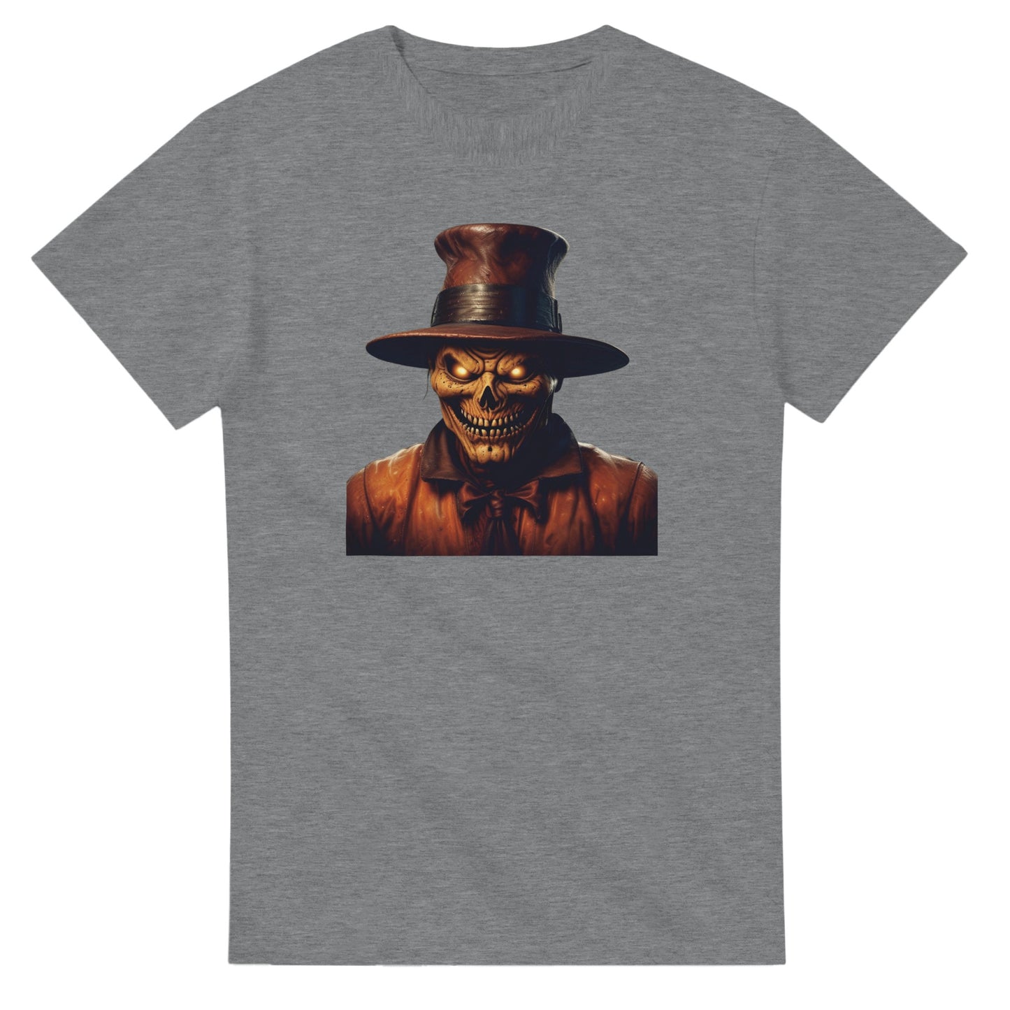 Ghoulish Grin on a Heavyweight T-shirt