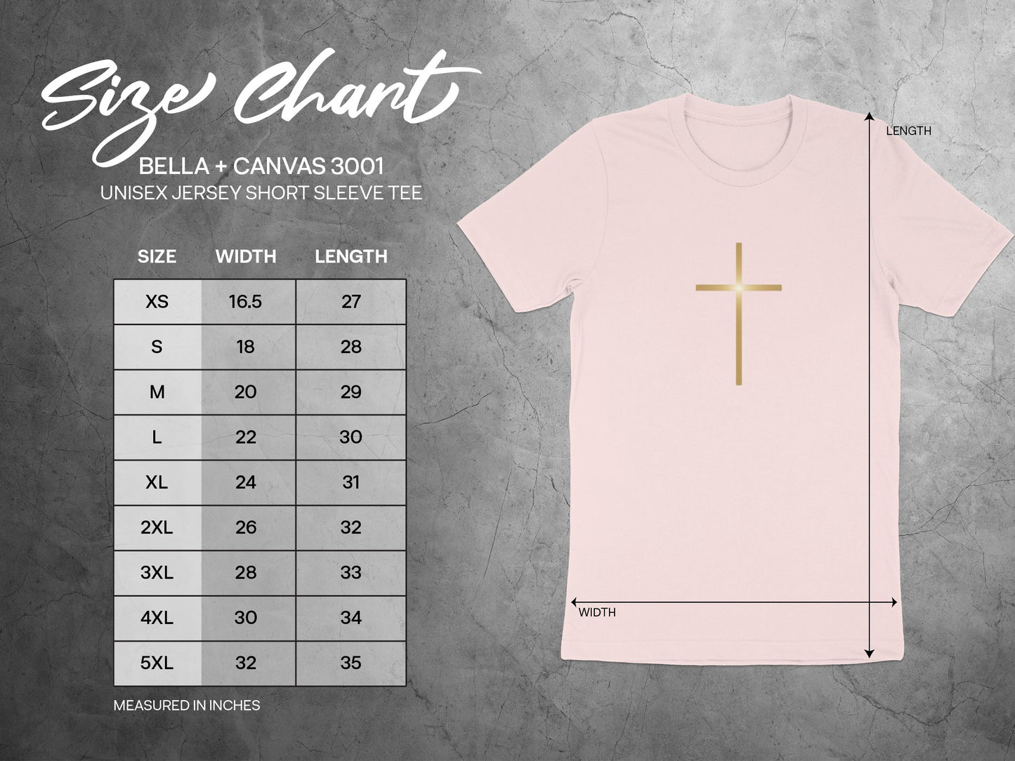 Pink Golden Cross Unisex Short Sleeve Tee product type

pink t-shirt
golden cross
unisex tee
short sleeve
christian shirt
religious apparel
faith top
cross design
bella canvas 3001
jesus shirt
holy symbol
spiritual wear
graphic t-shirt
pink apparel
casual top
modern faith
elegant cross
worship clothing
divine design
unisex short sleeve