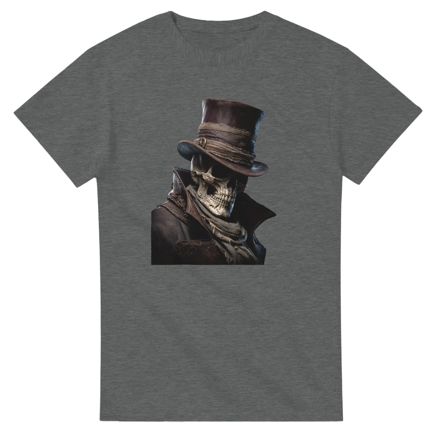 Steampunk Skull on a Heavyweight T-shirt