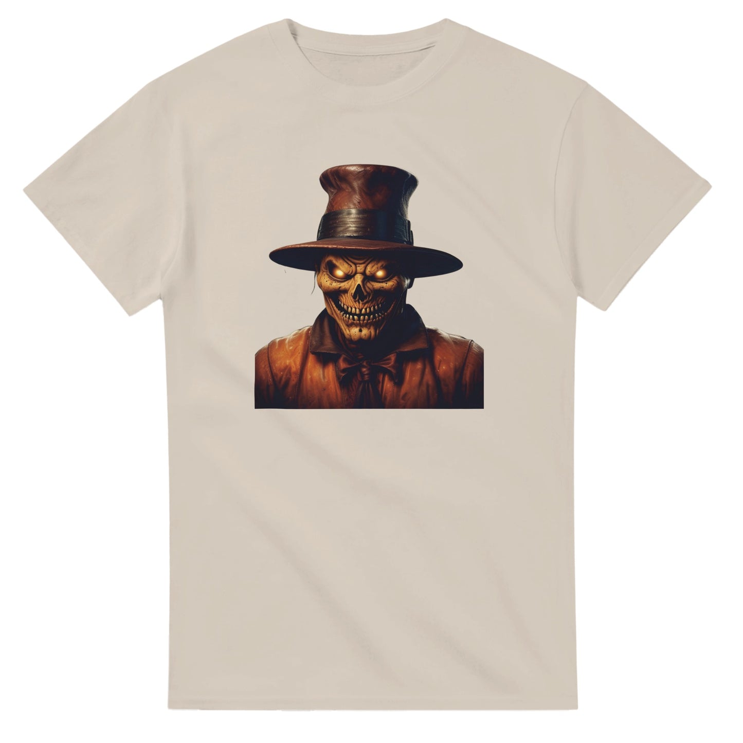 Ghoulish Grin on a Heavyweight T-shirt