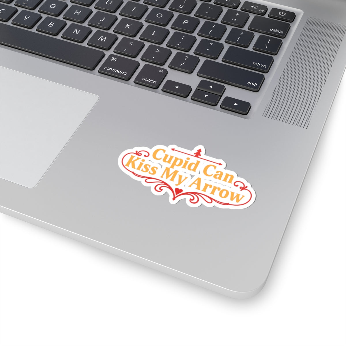 Cupid Can Kiss My Arrow Laptop Decal Sticker