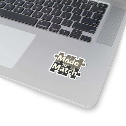 Made to Match Puzzle Piece Sticker for Laptops and More