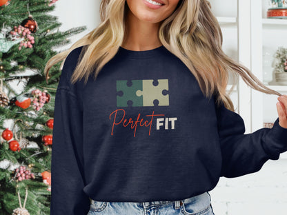 Perfect Fit Jigsaw Puzzle Design Sweatshirt
