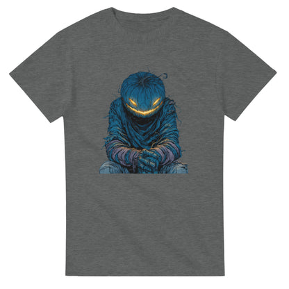 Midnight Jack-o'-Lantern on a Heavyweight T-shirt