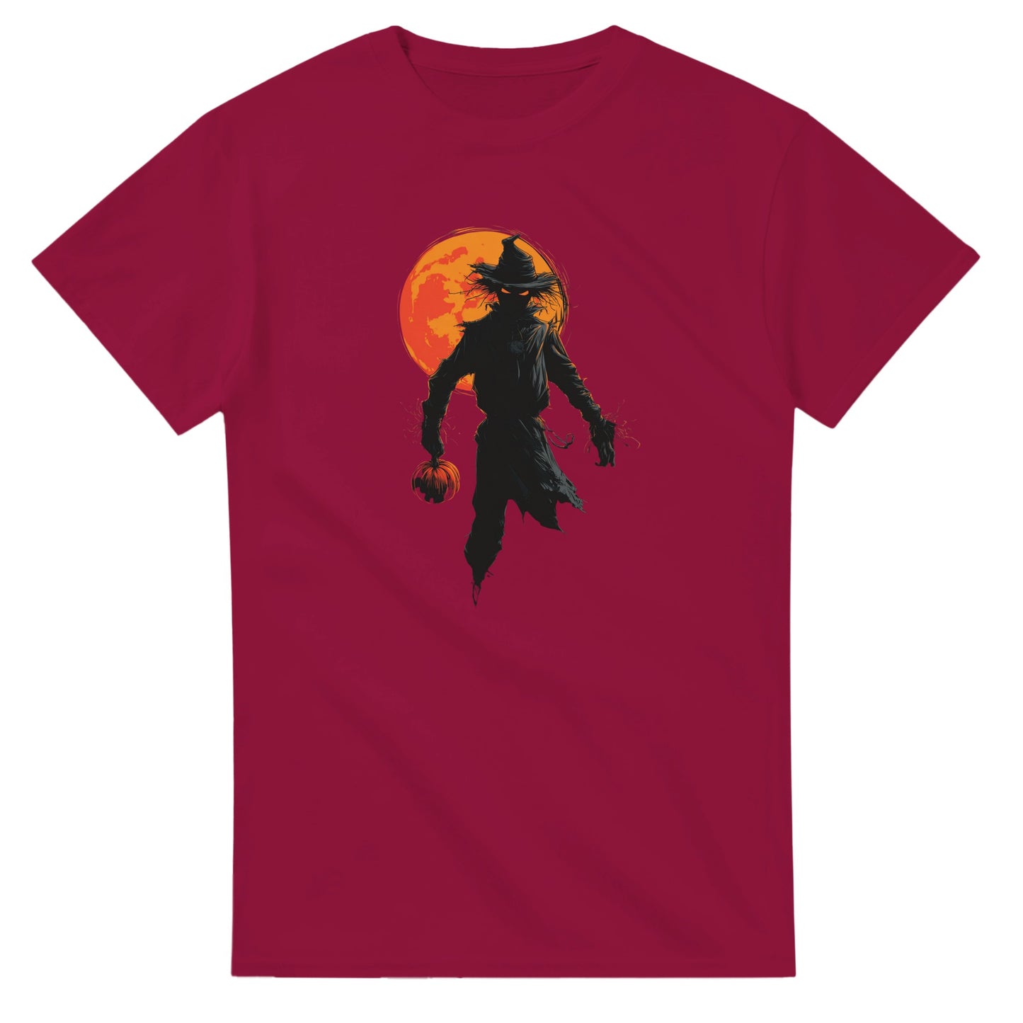 Spooky Scarecrow on a Heavyweight T-shirt