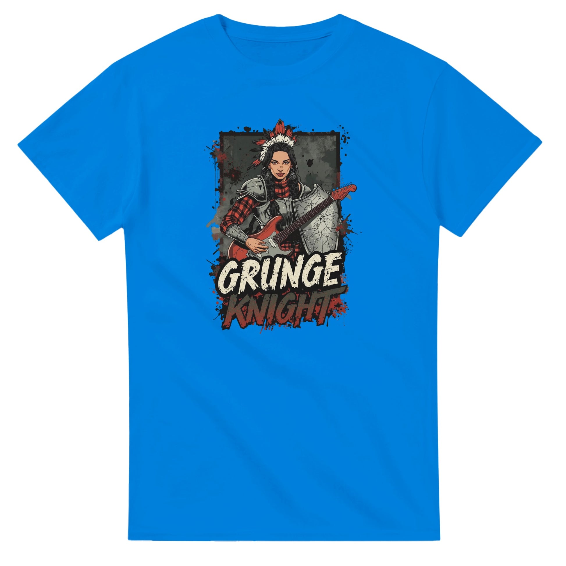 Grunge Knight graphic design on a Heavyweight T-shirt