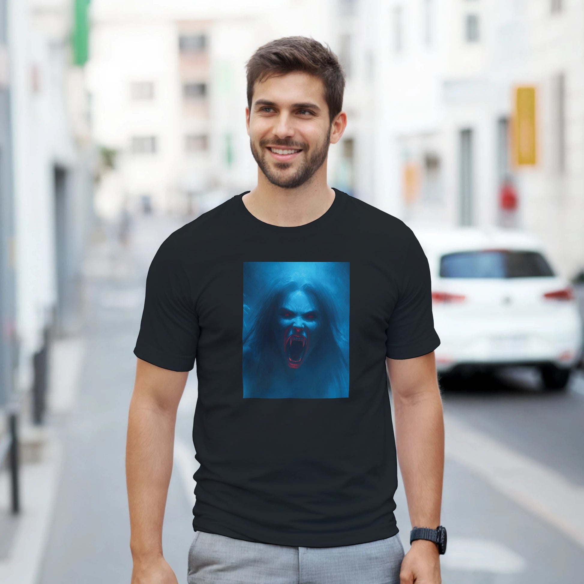 Cute Lil' Vampire on a Heavyweight T-shirt