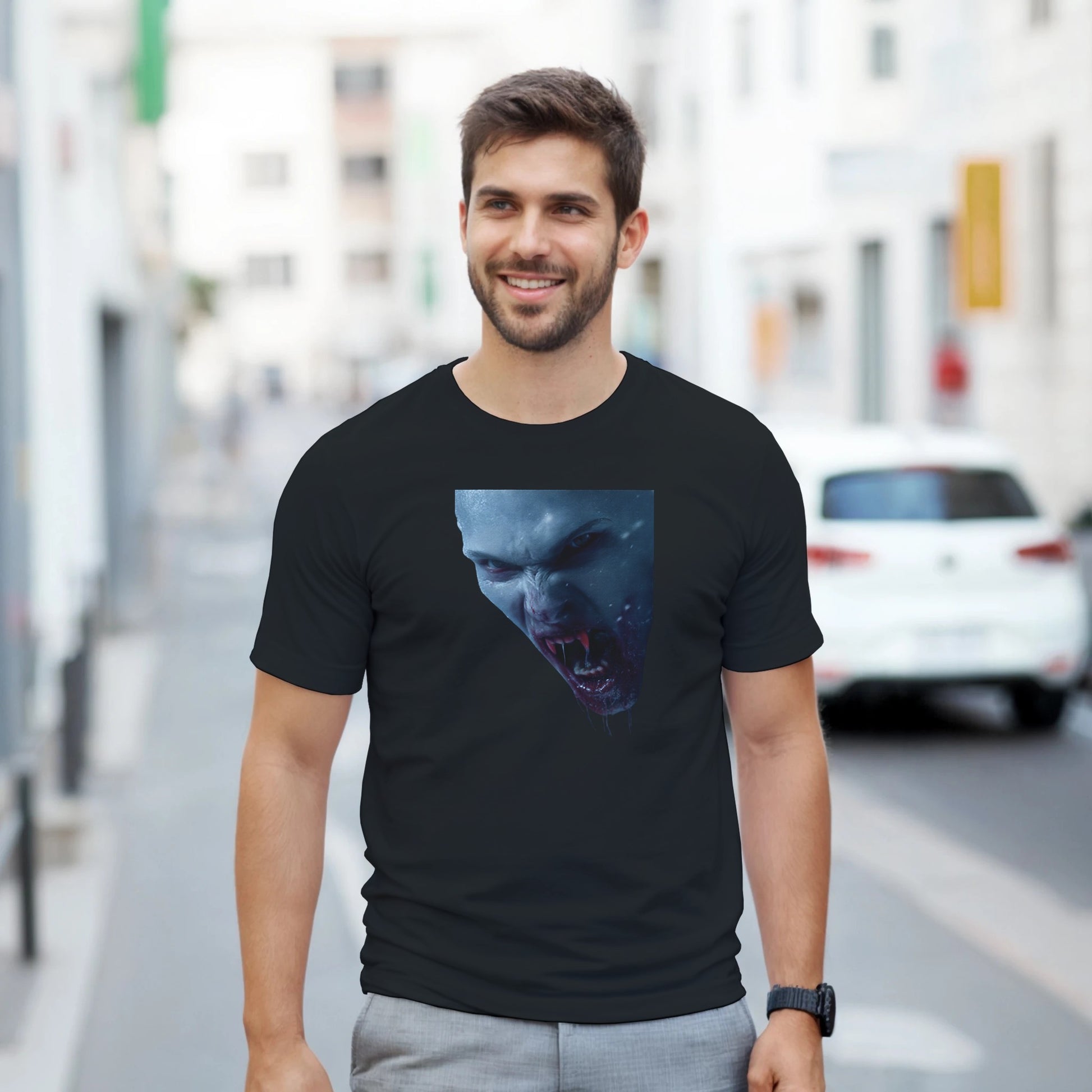 Cute Lil' Vampire on a Heavyweight T-shirt