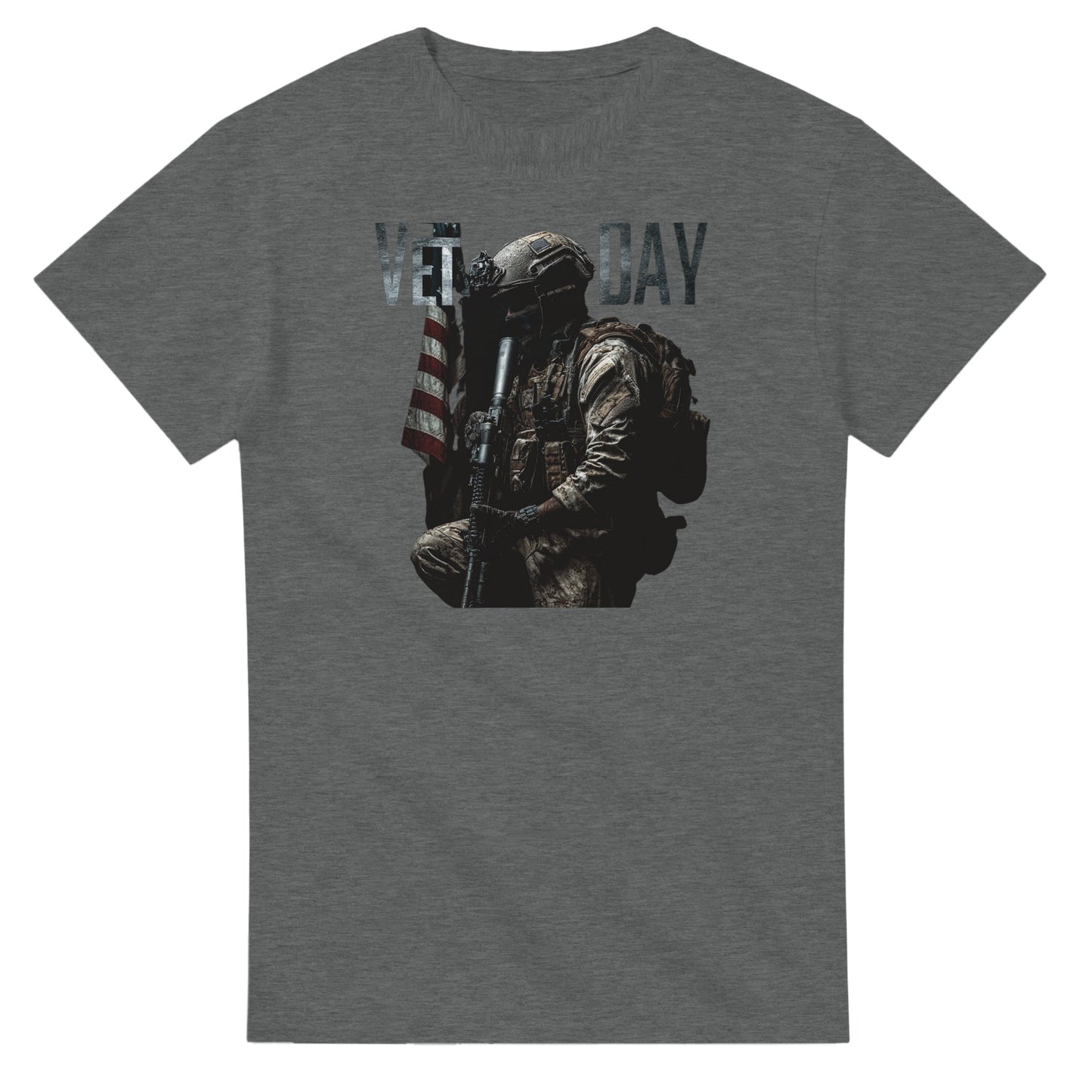 Veteran's Day Tactical Tribute on a heavyweight t-shirt