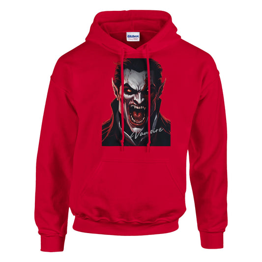 classic unisex pullover hoodie vampire full face personalized
