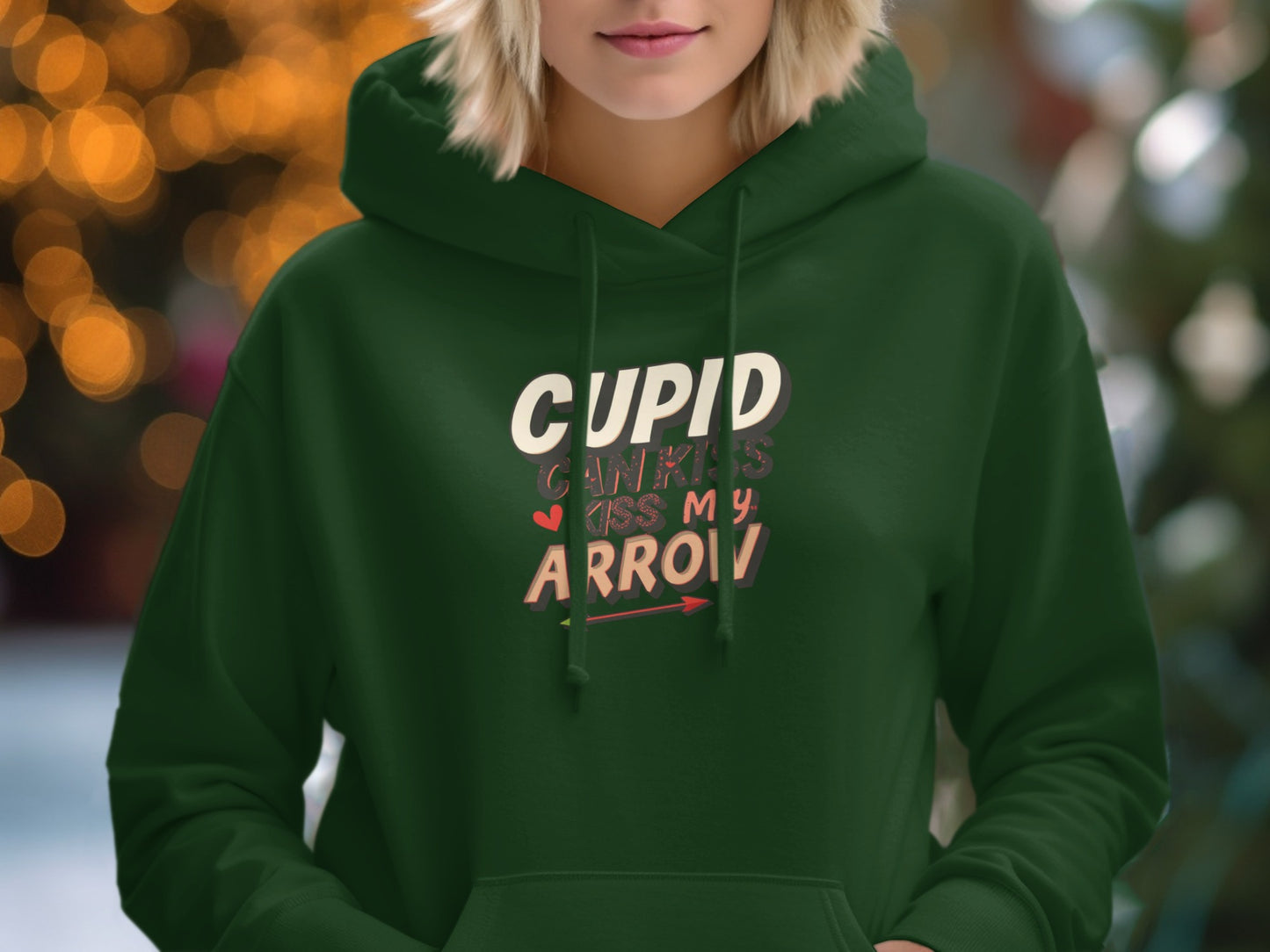 Cupid Can Kiss My Arrow Hoodie for Fun Romantic Moments