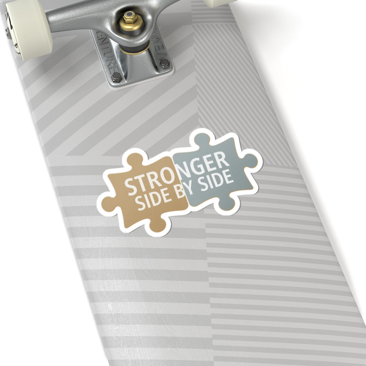 Stronger Side By Side Puzzle Sticker