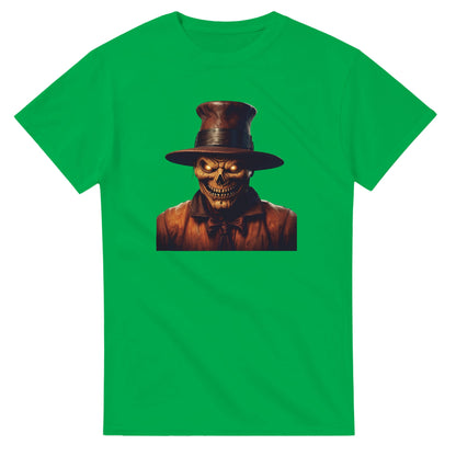 Ghoulish Grin on a Heavyweight T-shirt