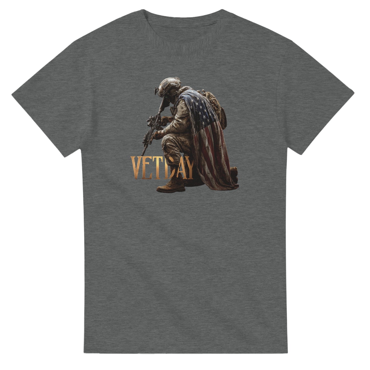 Honor Vet Day on a heavyweight t-shirt