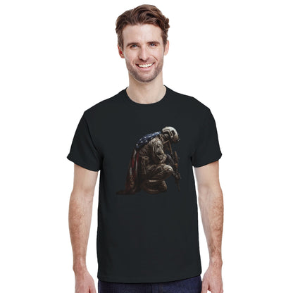 Patriotic Tribute on a heavyweight t-shirt