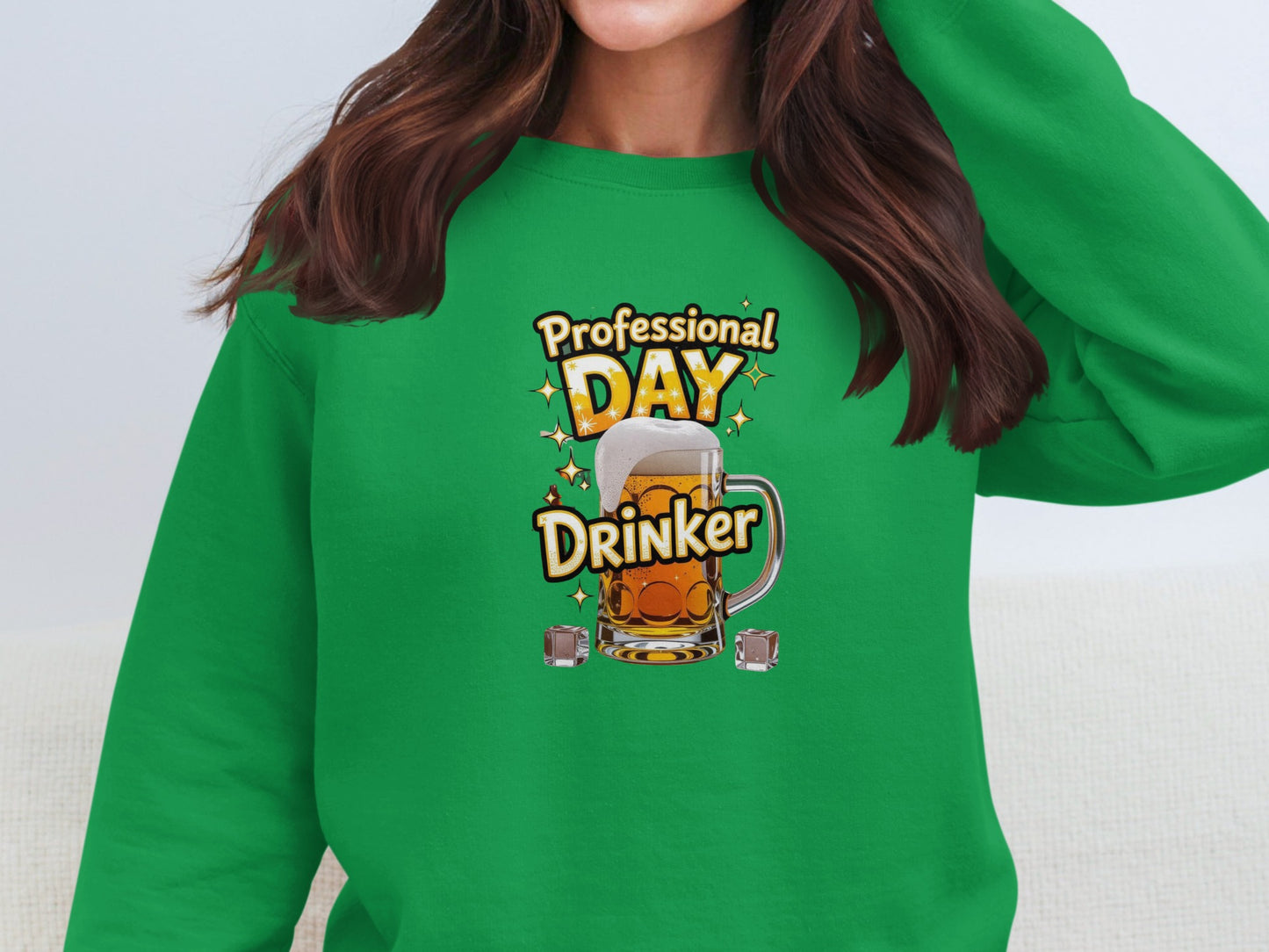 Professional Day Drinker Graphic Sweatshirt