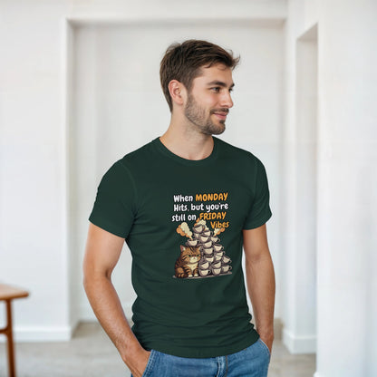 Charming Lil' Caped Vampire on a kids Heavyweight T-shirt