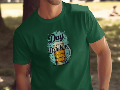 Day Drinking Graphic T-Shirt for Casual Wear