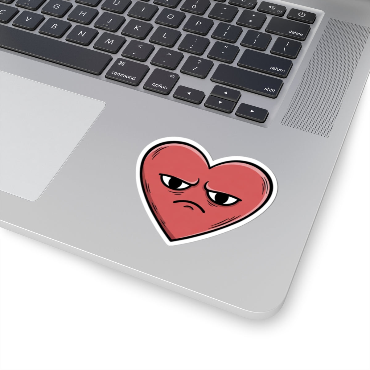 Moody Red Heart Sticker For Laptops or Personal Use
