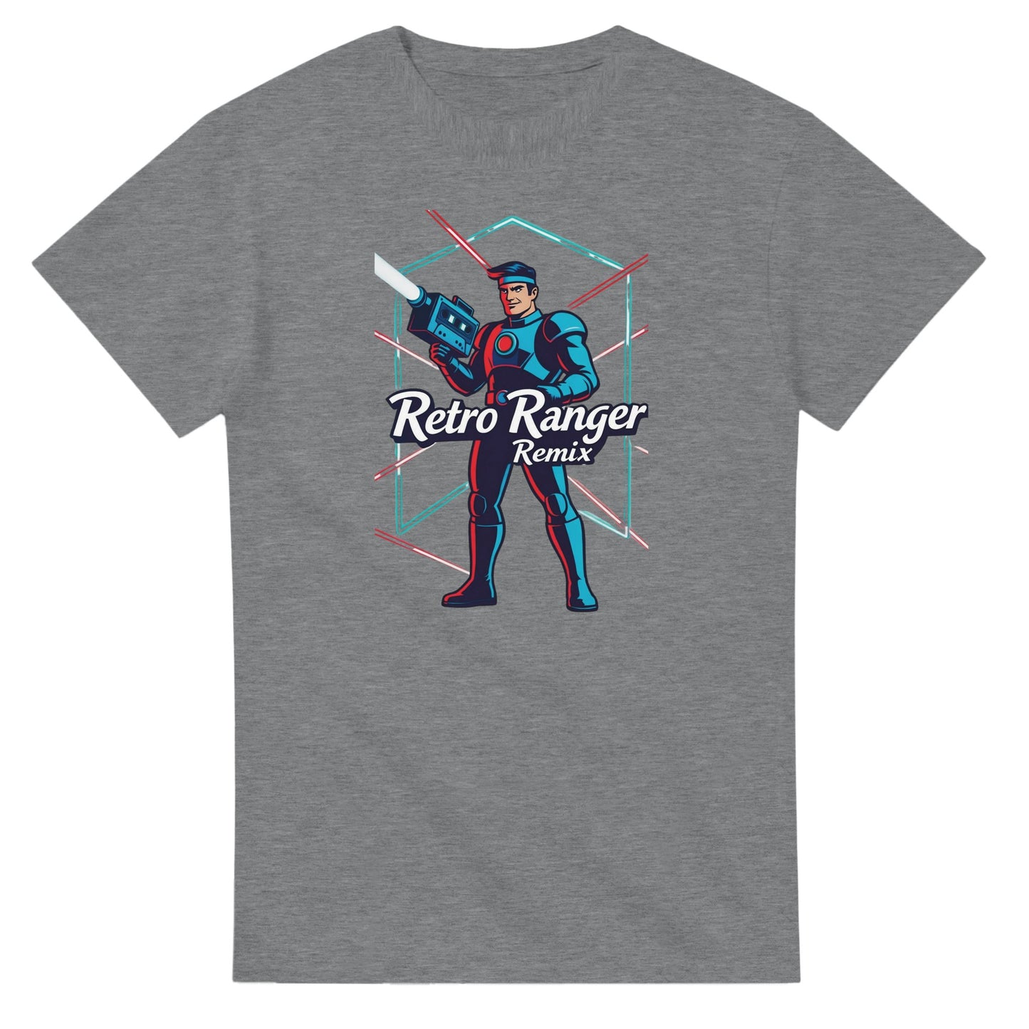 Retro Ranger Remix graphic design on a Heavyweight T-shirt
