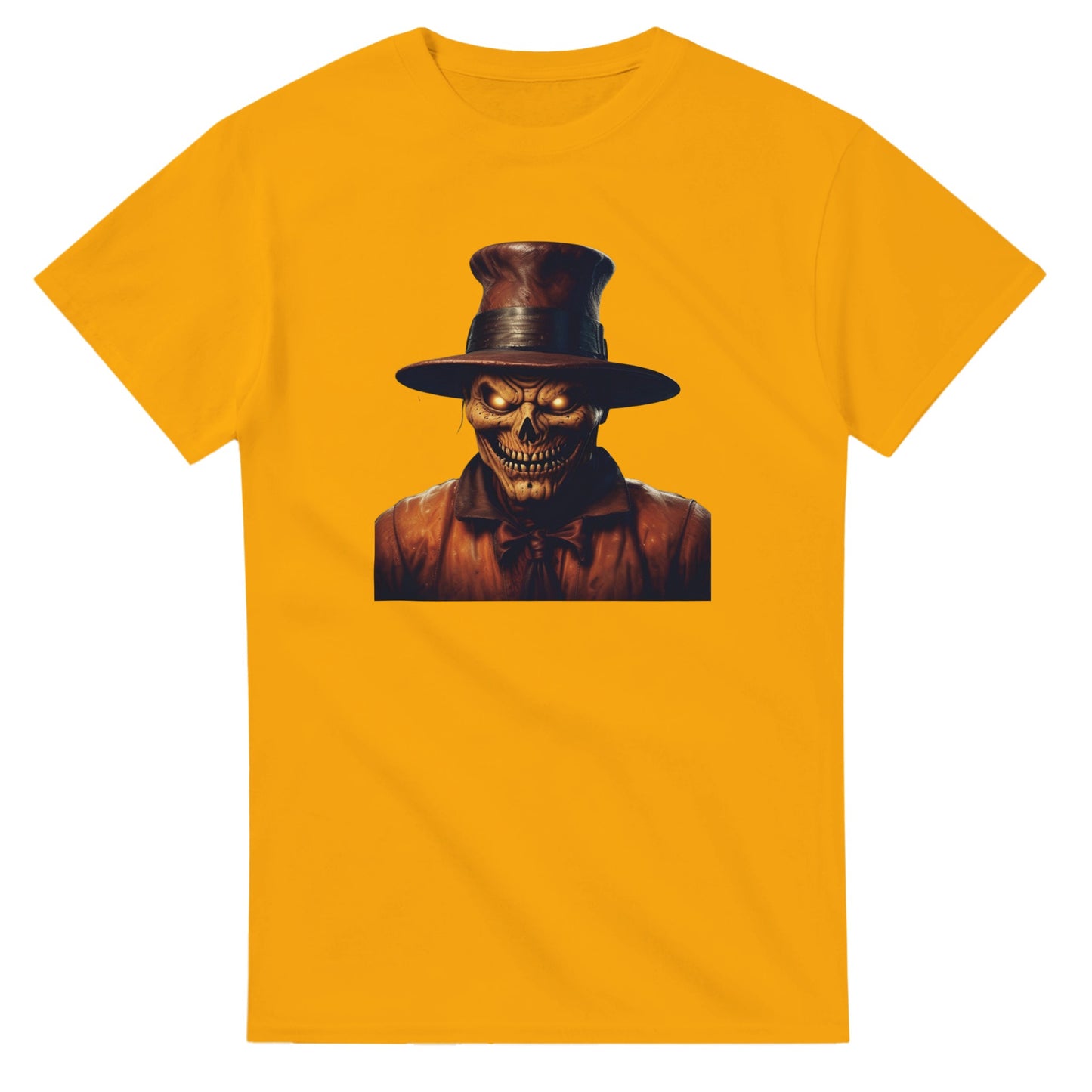 Ghoulish Grin on a Heavyweight T-shirt