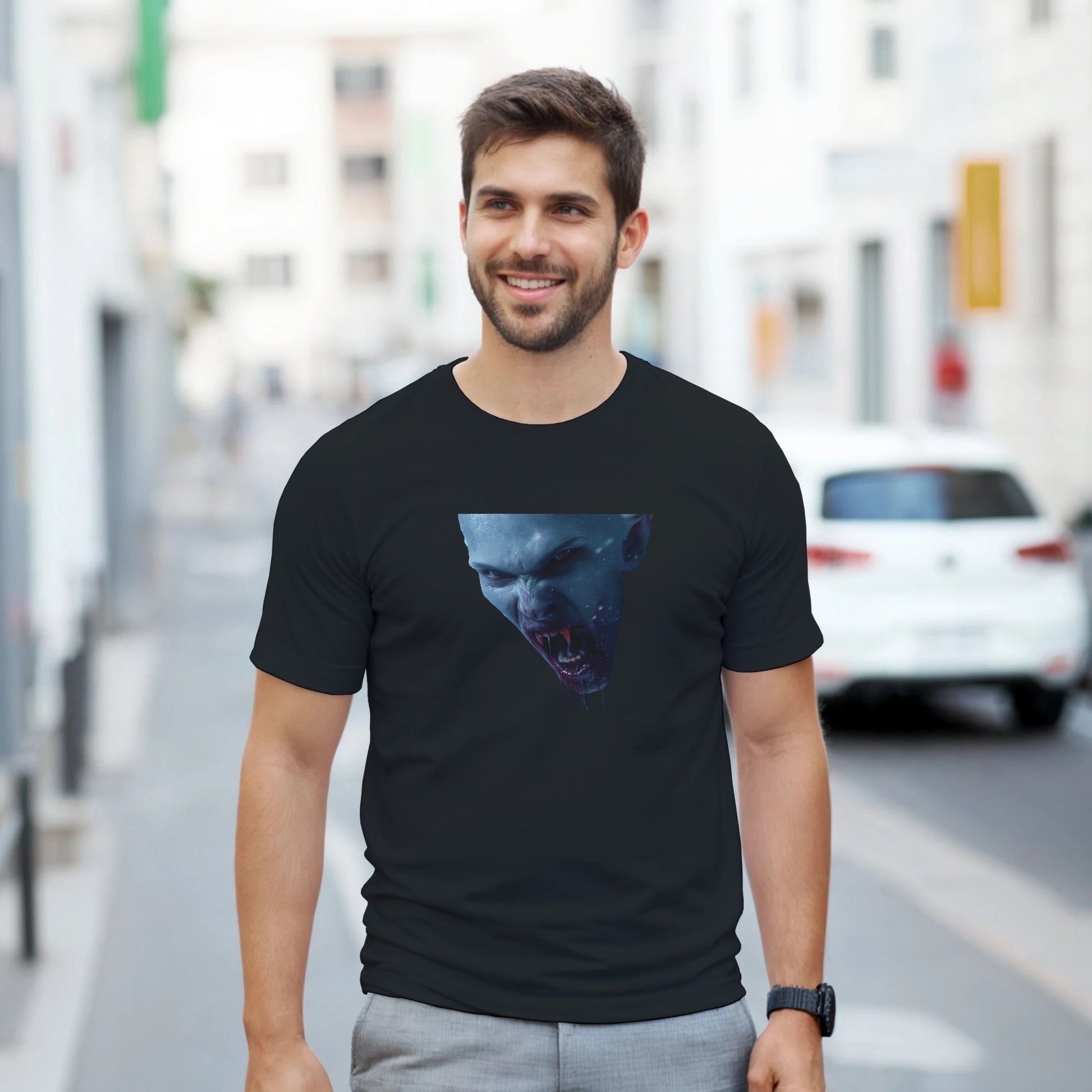 Cute Lil' Vampire on a Heavyweight T-shirt