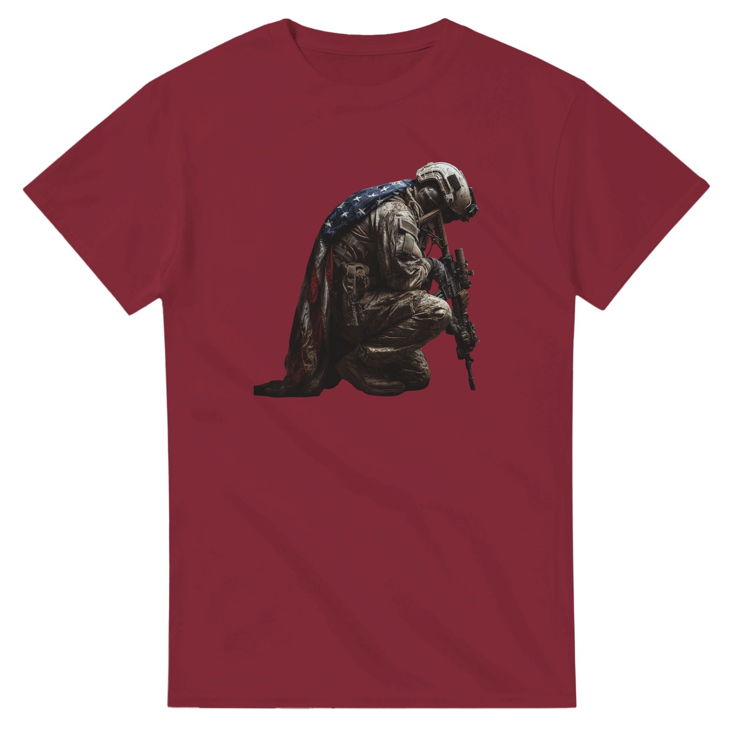 Patriotic Tribute on a heavyweight t-shirt