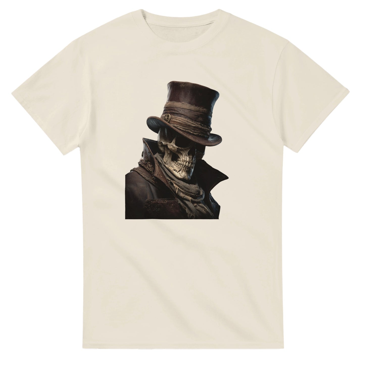 Steampunk Skull on a Heavyweight T-shirt