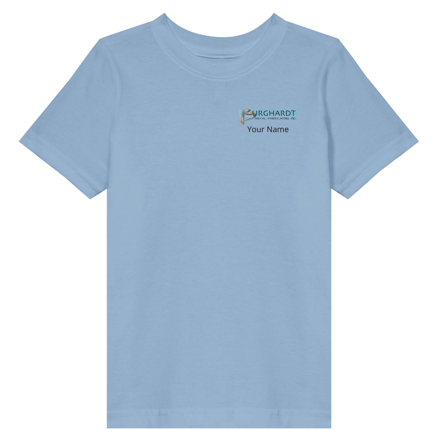 Burghardt Metal Fabricating, Inc., logo on a Toddler Jersey T-Shirt