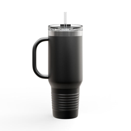 United We Stand Patriotic Eagle on a 40oz Insulated Travel Mug
