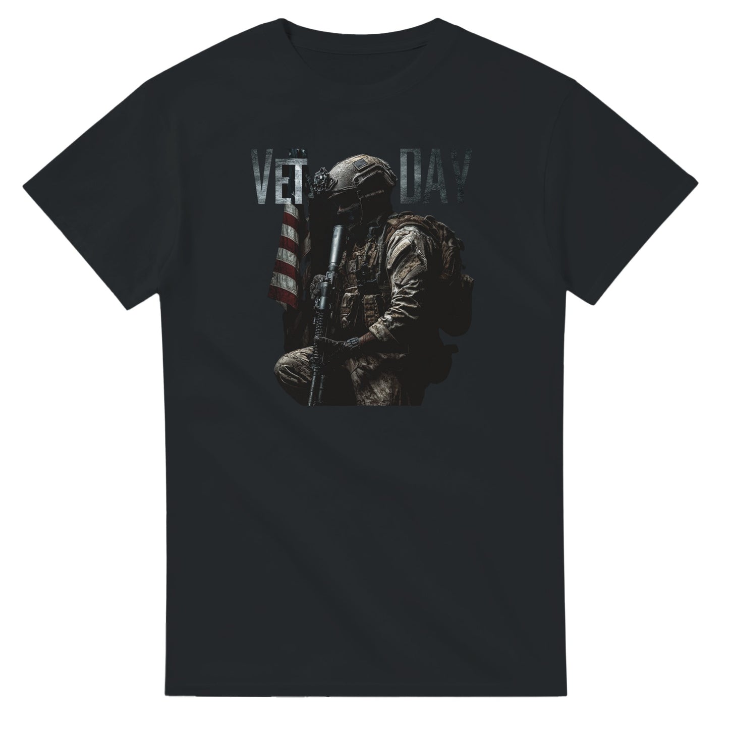 Veteran's Day Tactical Tribute on a heavyweight t-shirt