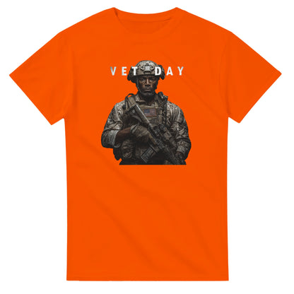 Vet Day Honor on a heavyweight t-shirt