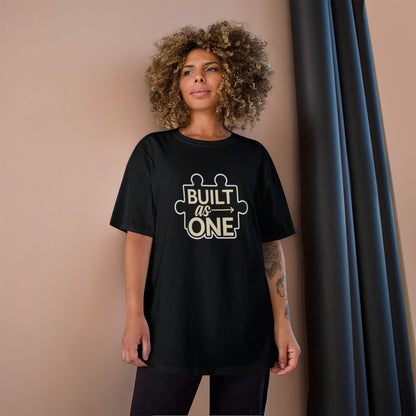 Built as One Puzzle Graphic Printed T-shirt