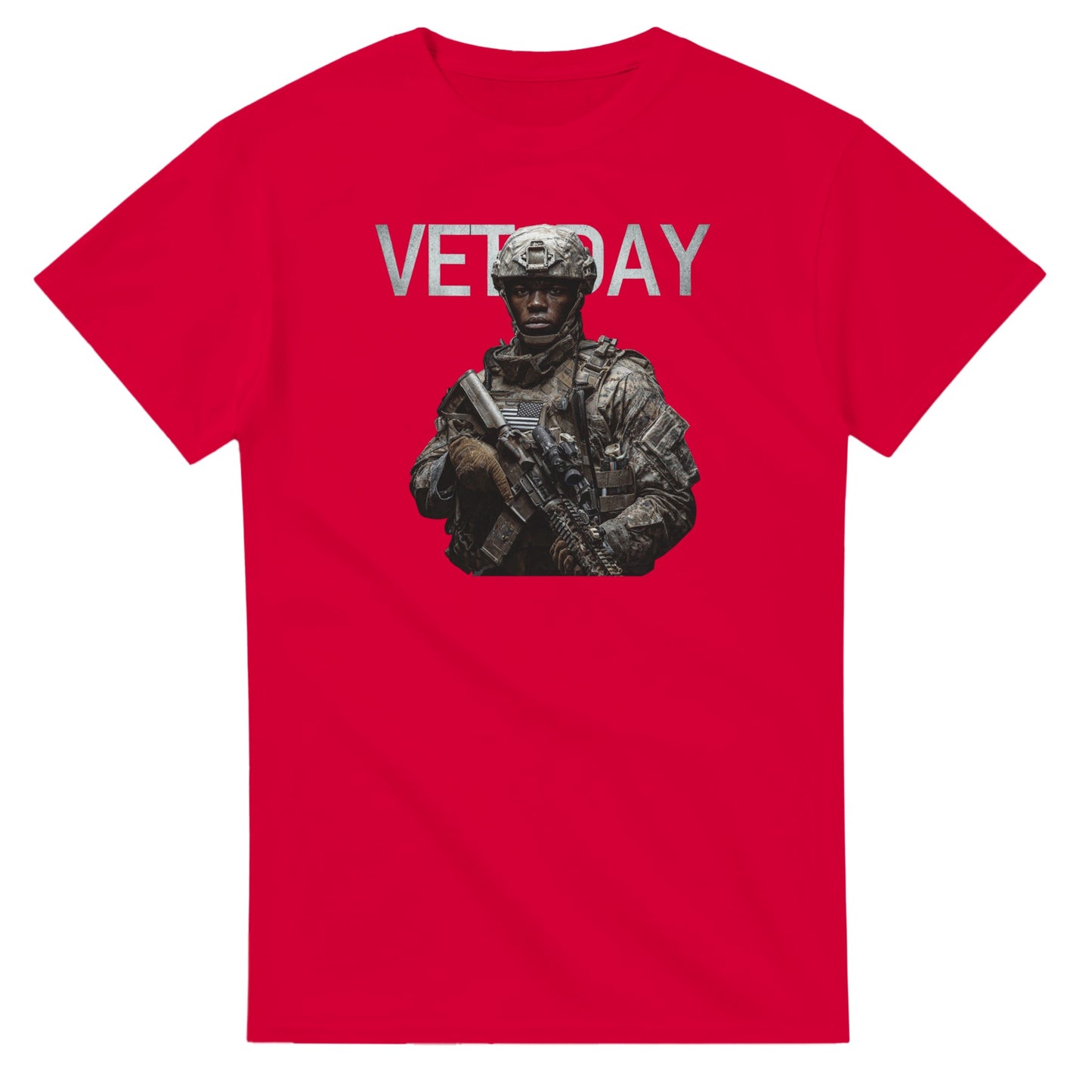 Veteran's Day on a heavyweight t-shirt