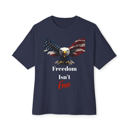 Freedom Isn't Free Patriotic Eagle on a Premium Tee