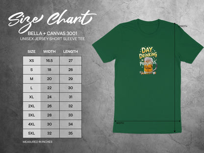 Day Drinking In Progress Graphic Tee Shirt